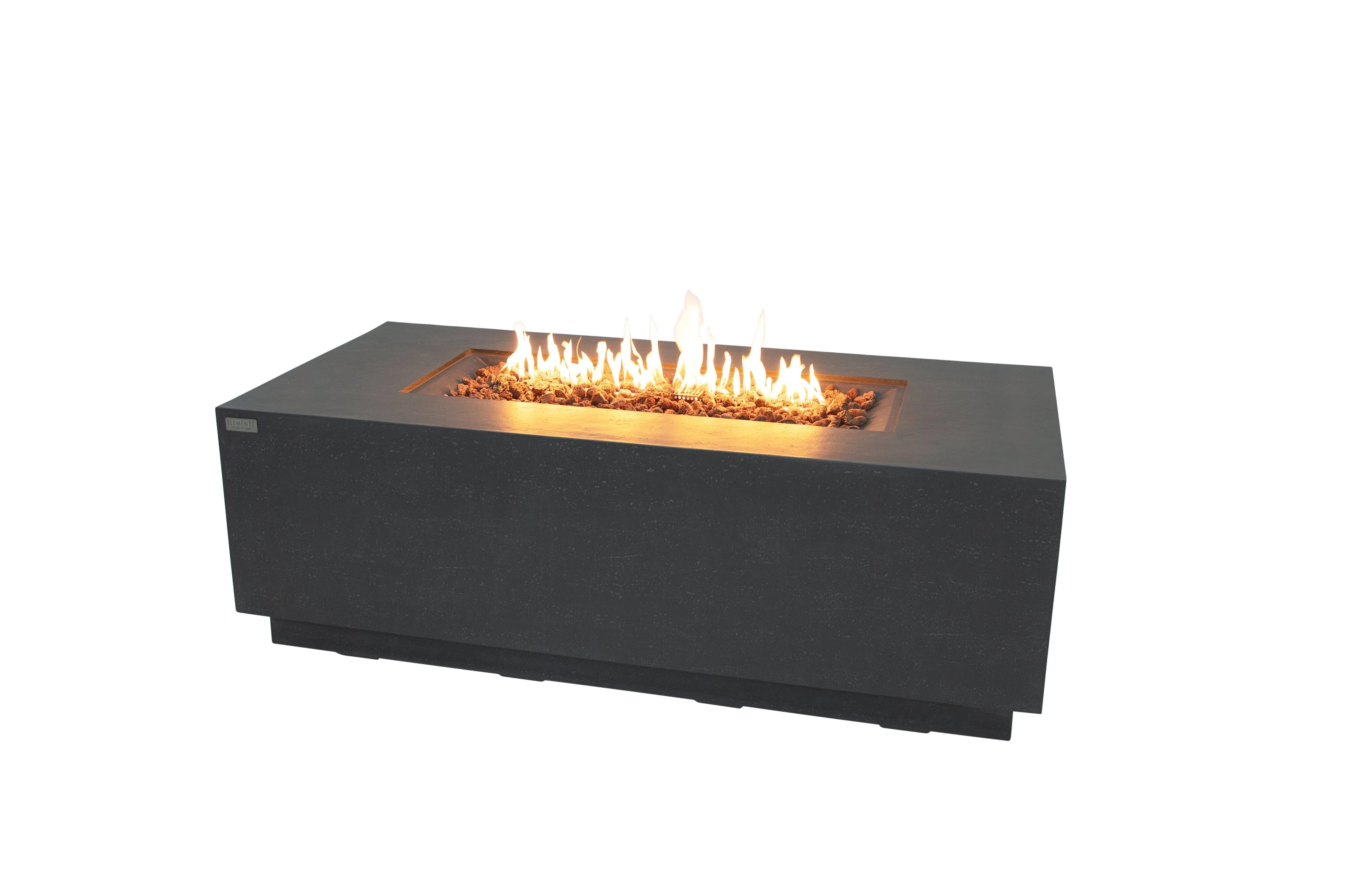 Elementi Andes Fire Table - Dark Gray - Green Vista Living
