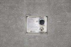 Elementi Andes Fire Table - Light Gray - Green Vista Living