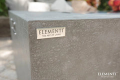Elementi Andes Fire Table - Light Gray - Green Vista Living