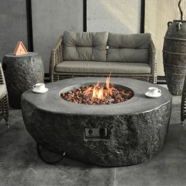 Elementi Boulder Fire Pit OFG110 - Green Vista Living