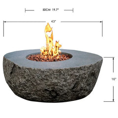 Elementi Boulder Fire Pit OFG110 - Green Vista Living