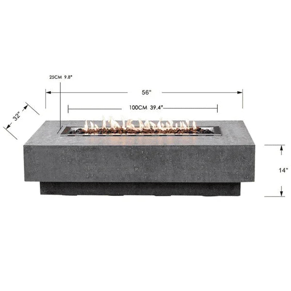 Elementi Hampton Fire Pit OFG139 - Green Vista Living