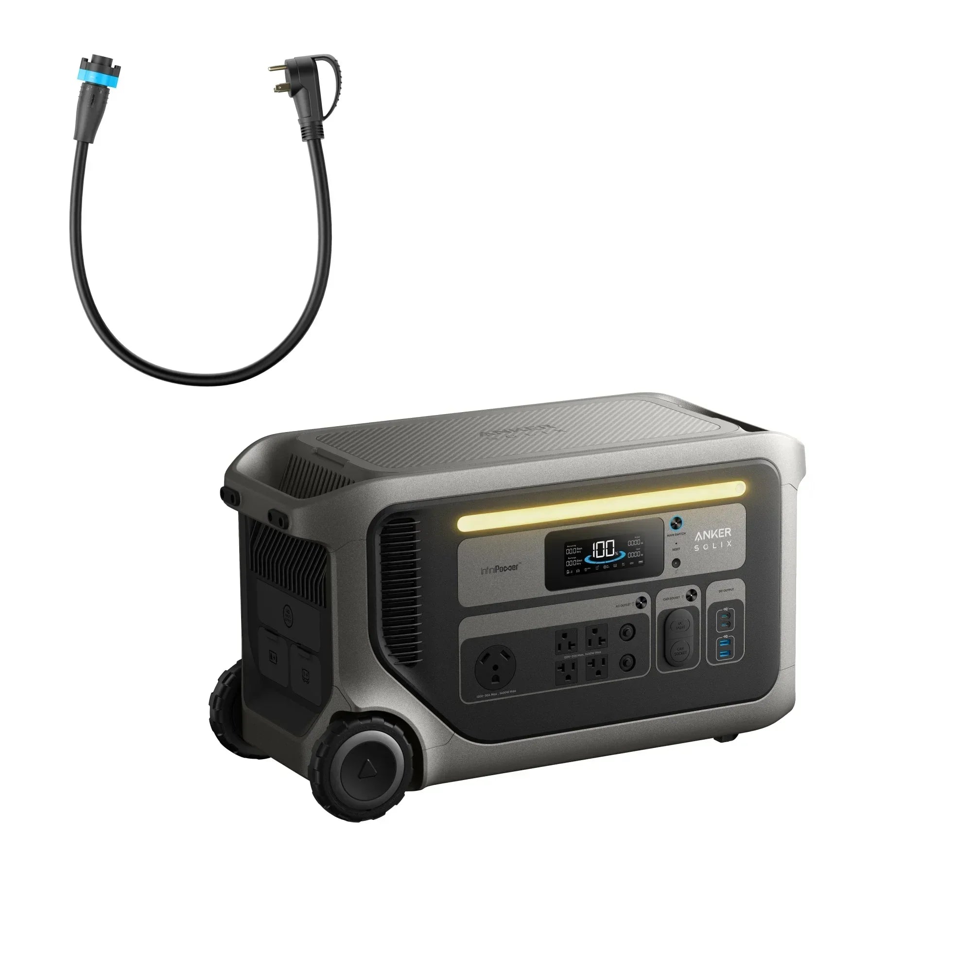 Anker SOLIX F3000 Portable Power Station + TT-30 Charging Cable - Green Vista Living