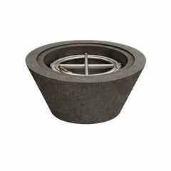 Flame Havens 24" Round GFRC Concrete Cone Style Fire Only Bowl by Flame Havens Serenity Series