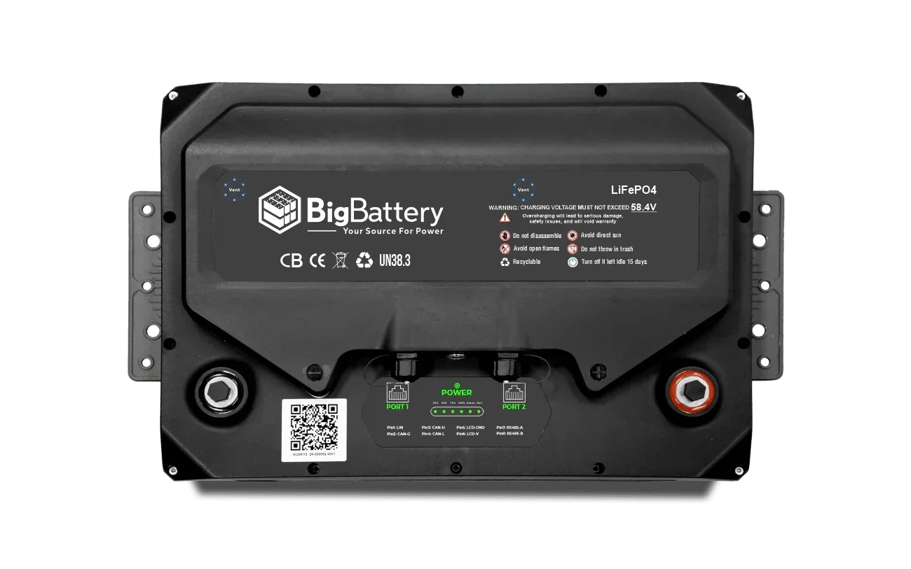 BigBattery 48V HUSKY 2 – LiFePO4 – 100Ah – 5.12kWh - Green Vista Living