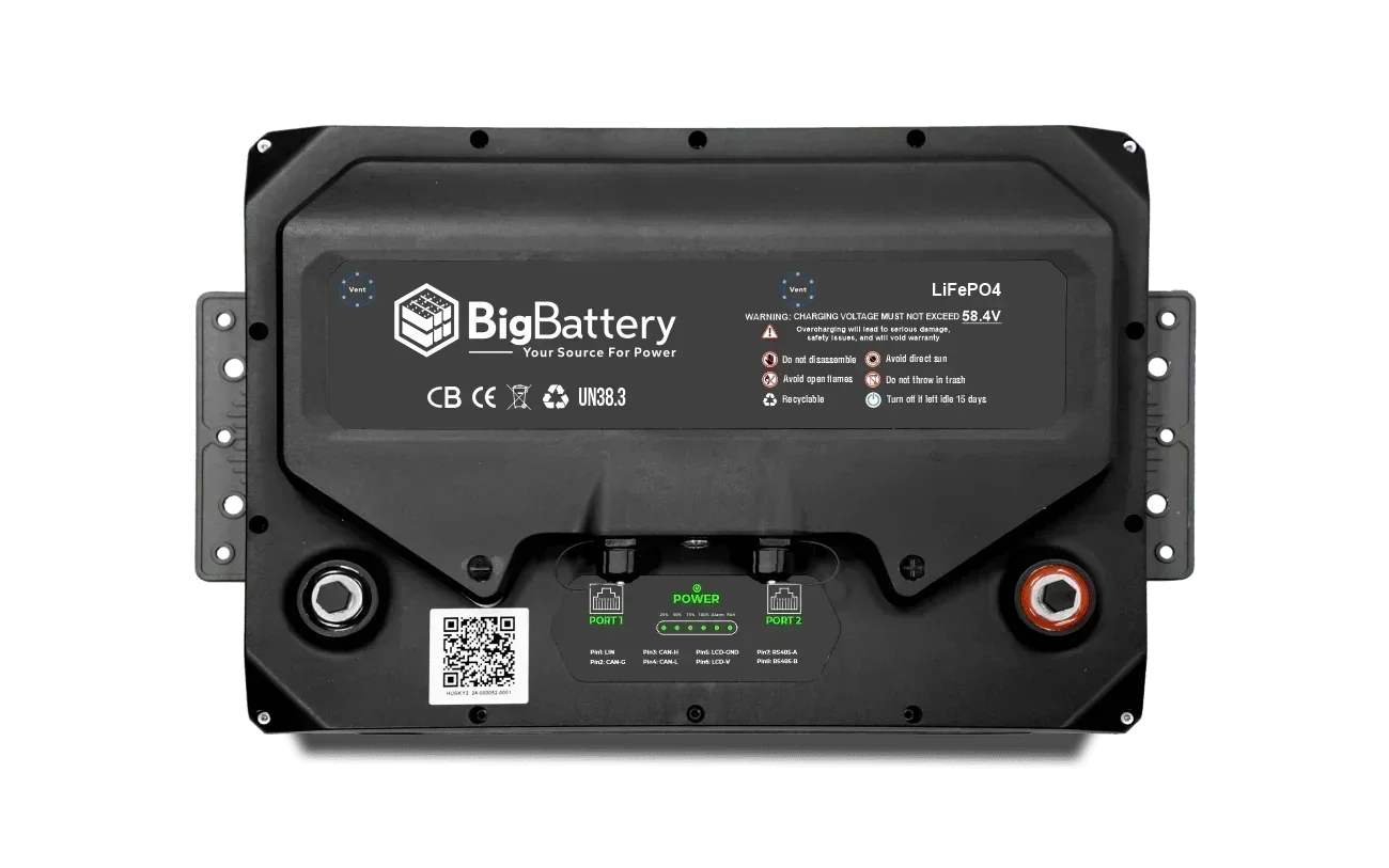 BigBattery 48V HUSKY 2 – LiFePO4 – 100Ah – 5.12kWh - Green Vista Living