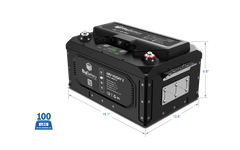 BigBattery 48V HUSKY 2 PWR | 5.12Kwh LiFePO4 – High Power | Golf Cart | UTV | Industrial Battery