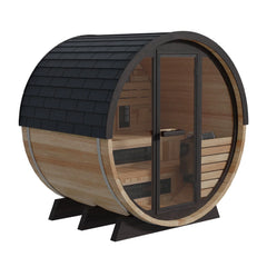 Finnmark Thermo-Aspen Combination Barrel Sauna FD-7 - Green Vista Living