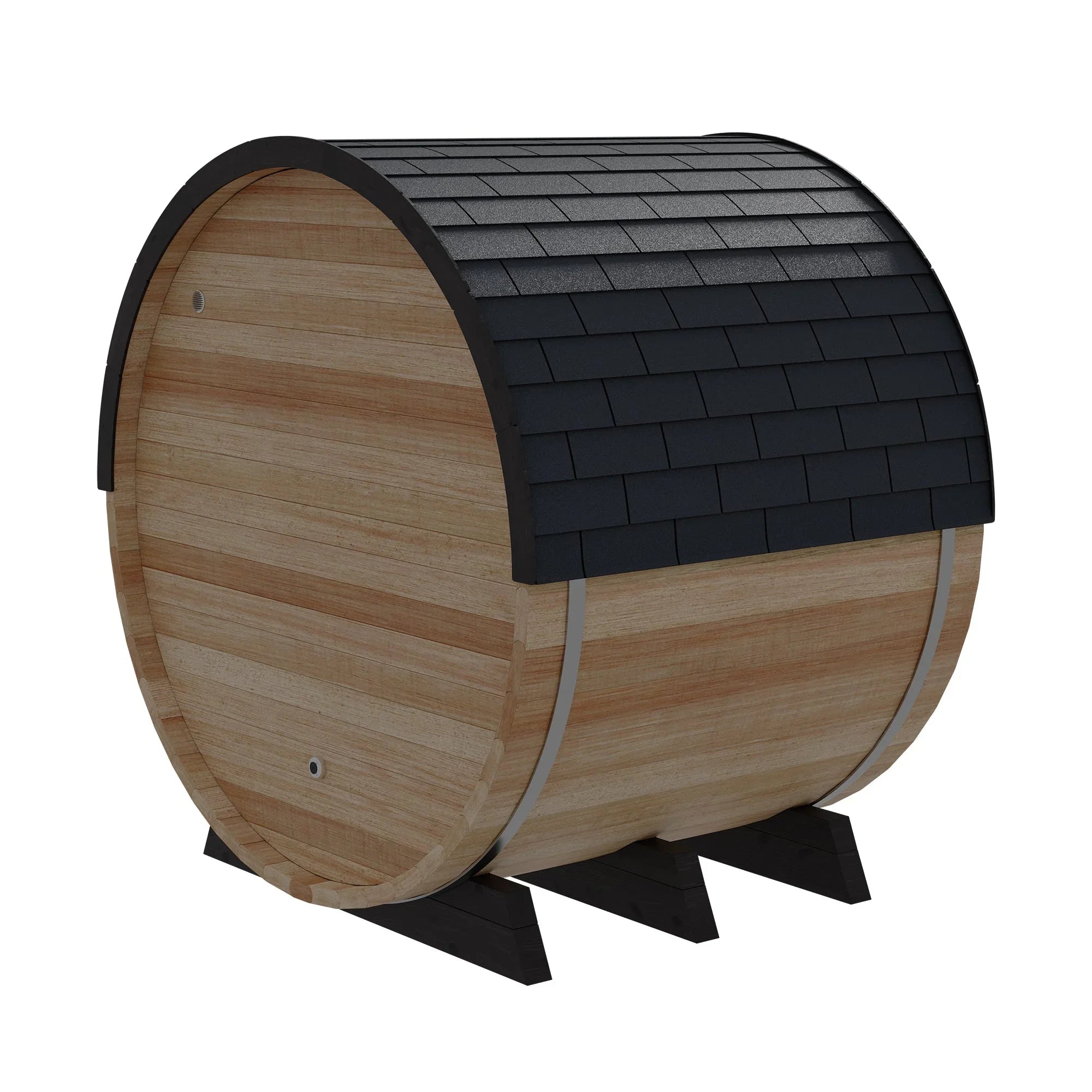 Finnmark Thermo-Aspen Combination Barrel Sauna FD-7 - Green Vista Living
