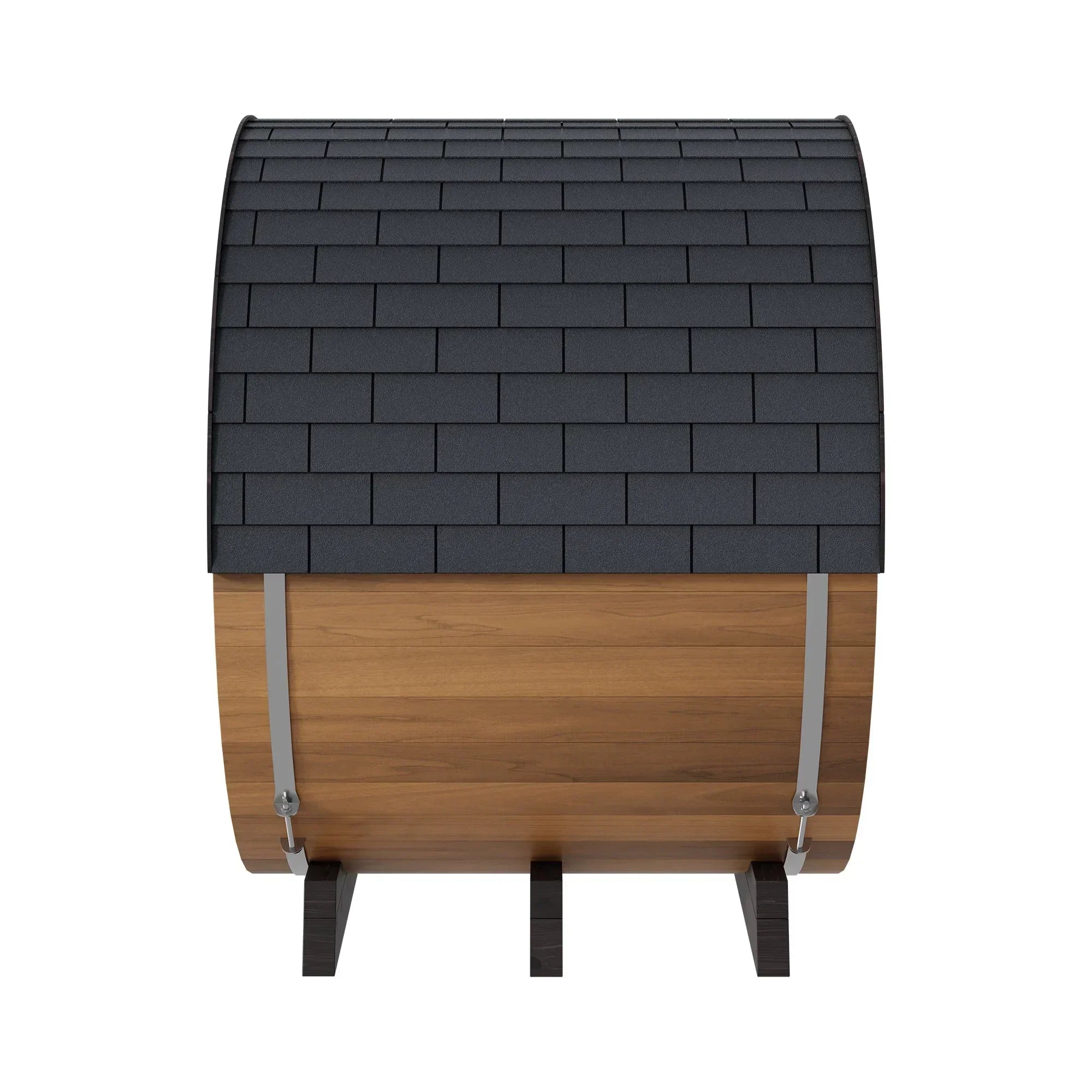 Finnmark 4-Person Hybrid Outdoor Infrared & Traditional Cedar Barrel Sauna | FD-6 - Green Vista Living