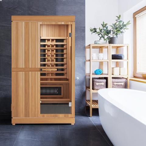 Finnmark Designs FD-4 Trinity Infrared & Steam Sauna | 2 Person - Green Vista Living