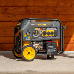 FIRMAN Power Equipment Dual Fuel Portable Generator 7500W Electric Start 120/240V