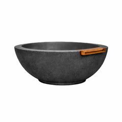 Flame Havens 24" Round GFRC Concrete Fire and Water Bowl by Flame Havens Serenity Series