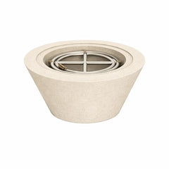Flame Havens 30" Round GFRC Concrete Cone Style Fire Only Bowl by Flame Havens Serenity Series