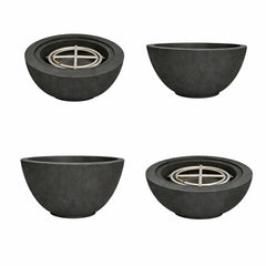 Flame Havens 30" Round GFRC Concrete Fire Only Bowl by Flame Havens Serenity Series