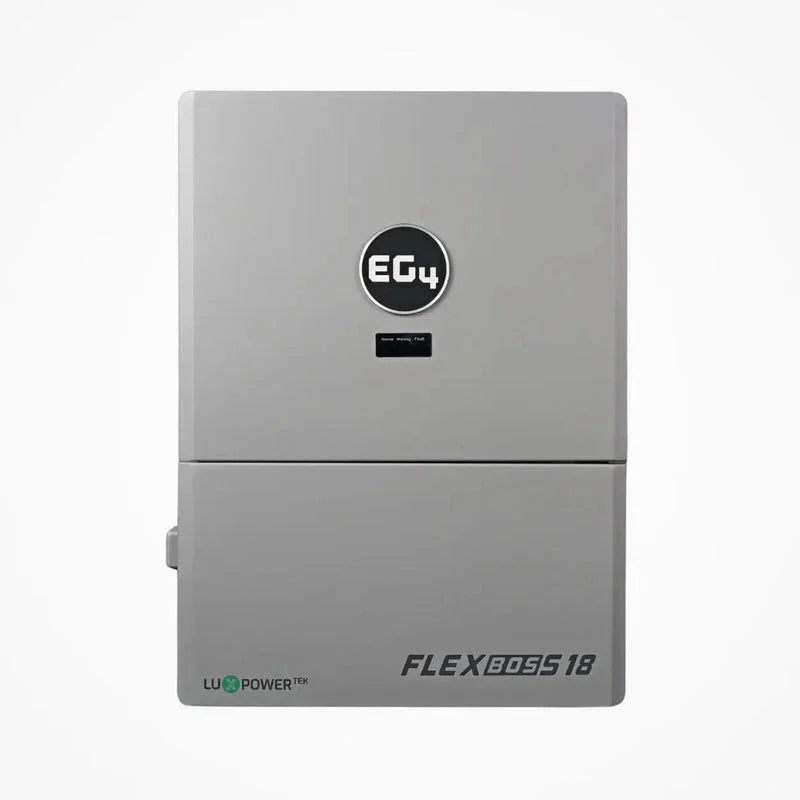 EG4 Hybrid Power Kit | 13kW 120/240V Output 48VDC - 32kWh System Bundle | 1 x EG4 FlexBoss18 Hybrid Inverter + 2 x EG4 All-Weather 314Ah Battery - Green Vista Living