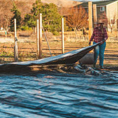 Bootstrap Farmer Silage Tarp - 6 mil Reversible Black & White - Green Vista Living