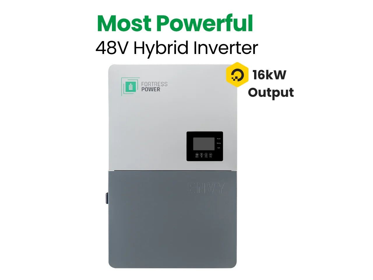 Fortress Power Envy Duo 21 48V Hybrid Solar Inverter – 16kW High-Power Output for Home & Small Business - Green Vista Living