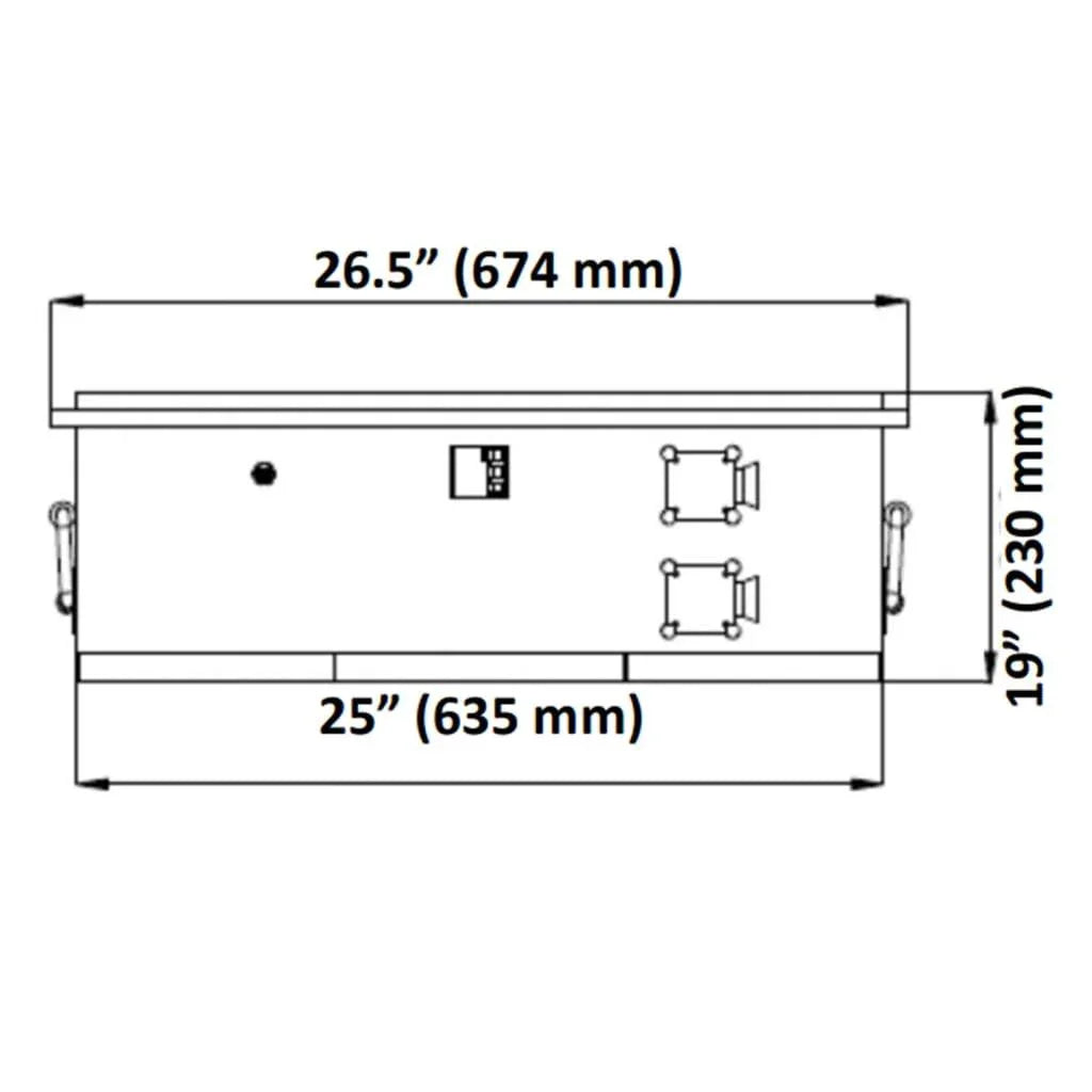 5kWh Fortress LFP-5K-48V Lithium Battery (100Ah) - Green Vista Living