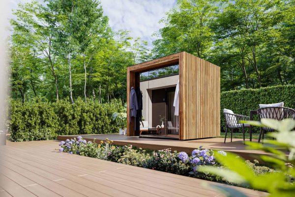 Thermasol Fortis - Aspen, 3-4 Person, Outdoor Sauna - Green Vista Living