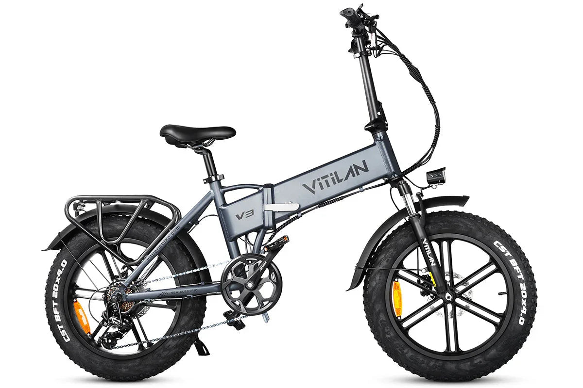 Vitilan V3 2.0 Folding Fat Tires Adult All Terrain Electric Bike - Green Vista Living