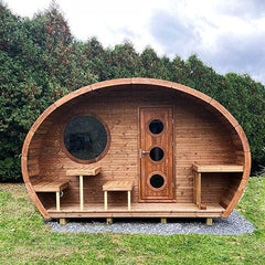 SaunaLife Model G11 Outdoor Sauna | 8 Persons