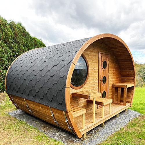 SaunaLife Model G11 Outdoor Sauna | 8 Persons - Green Vista Living