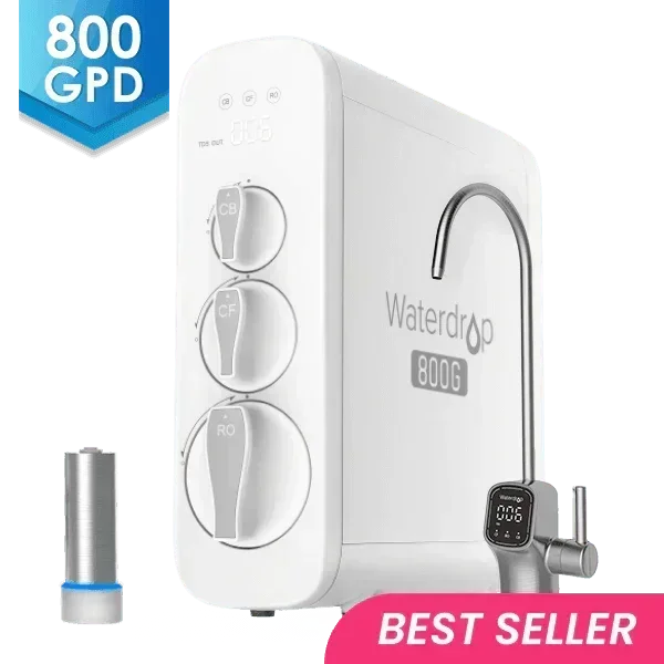 Waterdrop G3P800 Tankless RO System with UV Sterilizing Light - Green Vista Living