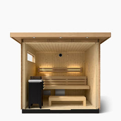 Kohler C2 Outdoor Traditional Sauna Kit – Douglas Fir | Up to 6 Persons - Green Vista Living