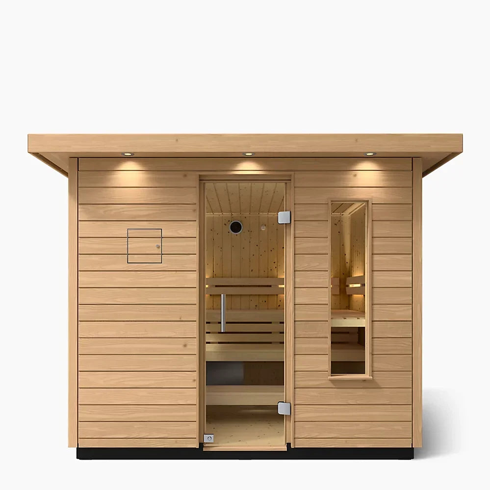 Kohler C2 Outdoor Traditional Sauna Kit – Douglas Fir | Up to 6 Persons - Green Vista Living