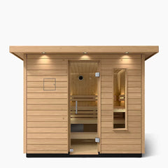 Kohler C2 Outdoor Traditional Sauna Kit – Douglas Fir | Up to 6 Persons - Green Vista Living