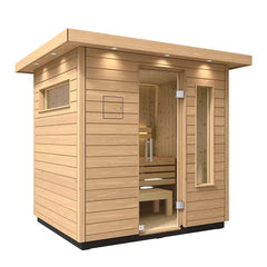 Kohler C2 Outdoor Traditional Sauna Kit – Douglas Fir | Up to 6 Persons - Green Vista Living