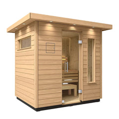 Kohler C2 Outdoor Traditional Sauna Kit – Douglas Fir | Up to 6 Persons