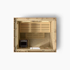 Kohler C2 Outdoor Traditional Sauna Kit – Douglas Fir | Up to 6 Persons - Green Vista Living