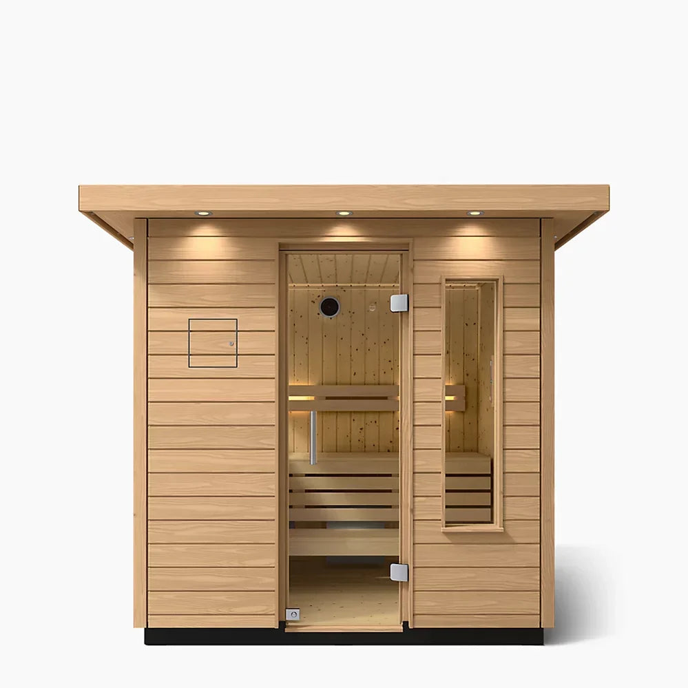 Kohler C2 Outdoor Traditional Sauna Kit – Douglas Fir | Up to 6 Persons - Green Vista Living