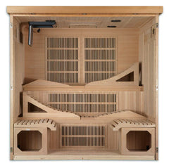 Golden Designs Near Zero EMF Far Infrared Sauna | GDI-6996-01 Elite | 6 Persons