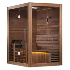 Golden Designs Hanko Traditional Sauna – Canadian Red Cedar Interior | GDI-7202-01 / Hanko | 2-3 Person