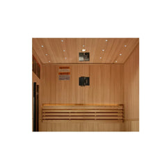 Golden Designs Sundsvall Traditional Sauna – Canadian Red Cedar Interior and Pacific Premium Clear Cedar Exterior | GDI-7289-02 / Sundsvall | 2 Person