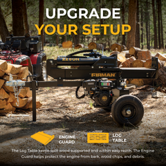 FIRMAN Power Equipment 22-Ton Gas Powered Hydraulic Log Splitter
