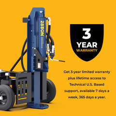 FIRMAN Power Equipment 28-Ton Gas Powered Hydraulic Log Splitter