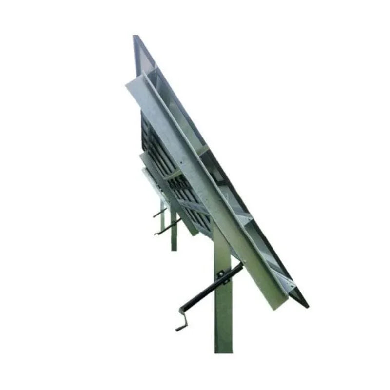 Sinclair SkyRack HD - Ground Mount Solar Rack for 12 / 18 / 24 / 36 or 48 Solar Panels | Made In USA | Engineered / Galvanized Steel | Fixed or Seasonal Tilt Adjust - Green Vista Living