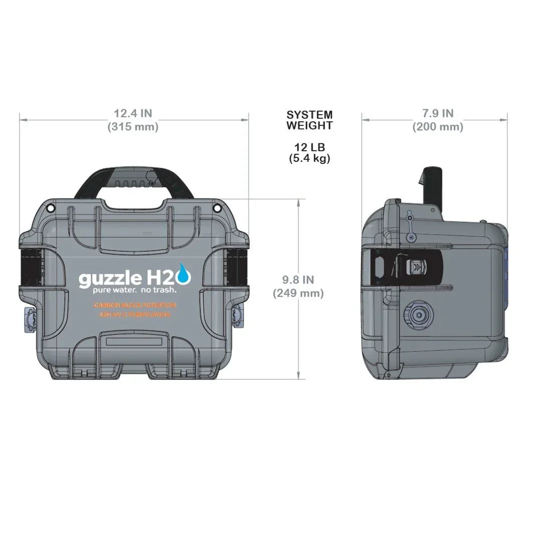 Stream - Portable Water Filtration & Purification System Guzzle H2O