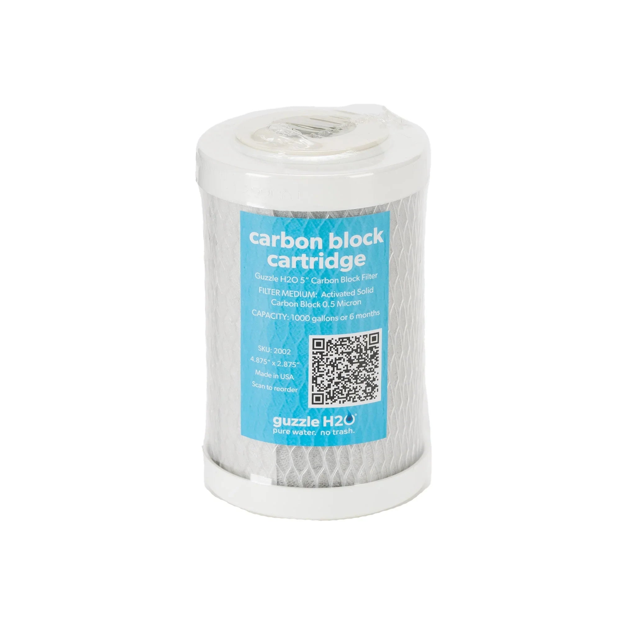 5" Carbon Block Replacement Cartridge Guzzle H2O