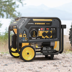FIRMAN Power Equipment Dual Fuel 4550/3650W Portable Generator Electric Start with CO Alert