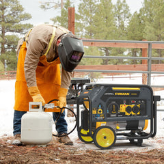 FIRMAN Power Equipment Dual Fuel Portable Generator 4550/3650W Recoil Start