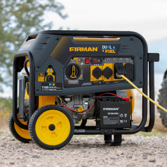FIRMAN Power Equipment Dual Fuel Portable Generator 7125/5700W Electric Start 120/240V