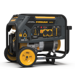 FIRMAN Power Equipment Dual Fuel Portable Generator 5700W Recoil Start 120/240V