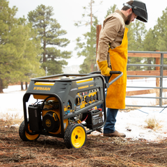FIRMAN Power Equipment Dual Fuel Portable Generator 9400/7500W Electric Start 120/240V with CO Alert