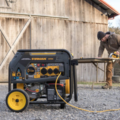 FIRMAN Power Equipment Refurbished Dual Fuel Portable Generator 9400/7500W Electric Start 120/240V with CO Alert