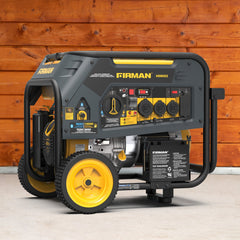 FIRMAN Power Equipment Dual Fuel Portable Generator 10000/8000W Electric Start 120/240V with CO alert